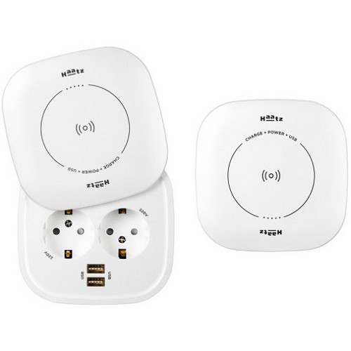 하츠 USB 고속 무선 충전 매립형 콘센트 MC-R1201WCM