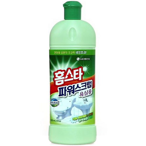 LG생활건강 홈스타 파워스크럽 욕실용 550ml (15개)