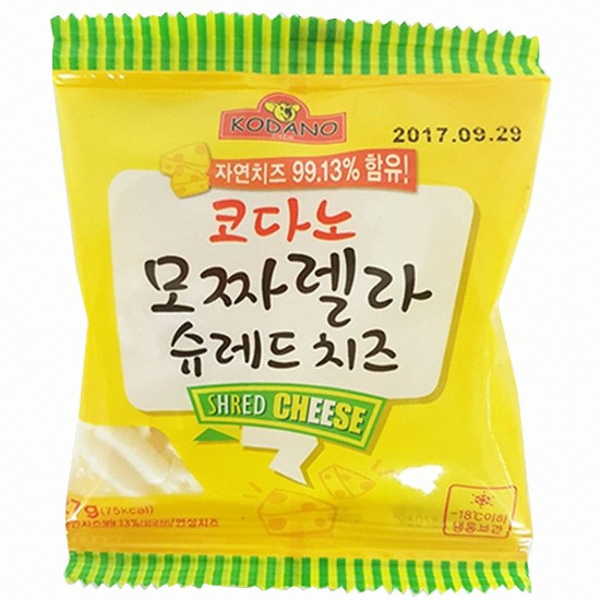조흥 코다노 모짜렐라 슈레드치즈 27g (12개)_이미지