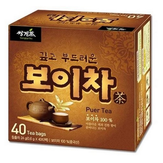 쌍계명차 깊고 부드러운 보이차 40T (1개)