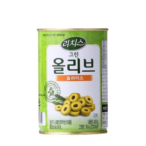 동서식품 리치스 그린 올리브 슬라이스 405g [1개]
