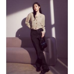 LEE 착장맨 스트레이트핏 콘밀 데님 바지 블랙 로우 LE2403IP36BA 249703_이미지