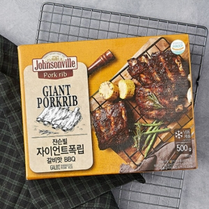 쟌슨빌 자이언트 폭립 갈비맛 BBQ 500g (1개)_이미지