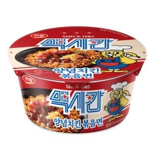 하림 맥시칸 양념치킨 볶음면 127g (10개)_이미지