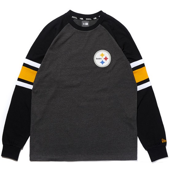 뉴에라캡코리아 뉴에라 NFL 피츠버그 스틸러스 스트라이프 레글런 티셔츠 11887785