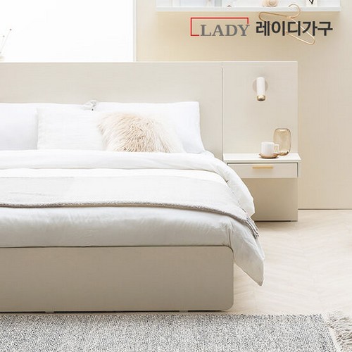  레이디가구 모노 수납 호텔 LED침대 Q [30T필로우탑독립] 상품이미지