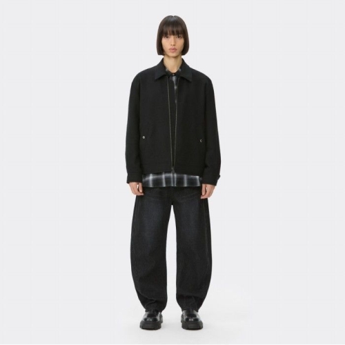 코오롱인더스트리 커스텀멜로우 Black Tweed Zip Jacket CWJAA25501BKX