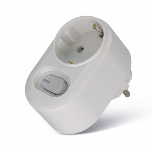 현대일렉트릭 1구 스위치 ㄱ자형 멀티탭 (1개)