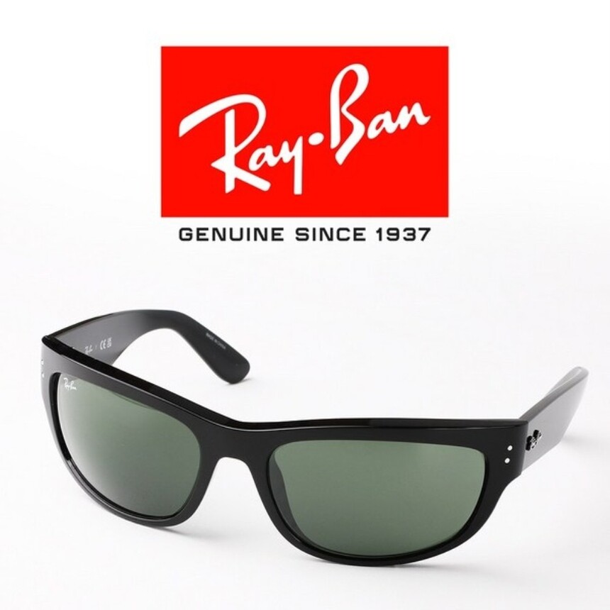 선글라스 메가 발로라마 RB2289-901/31 63mm 빅사이즈 오버핏 블랙 뿔테 고프코어룩 긱시크 Mega Ba