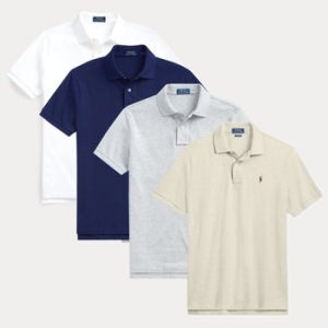 폴로 랄프로렌 남성 커스텀슬림핏 반팔 카라티 POLO RALPH LAUREN MEN POLO SHIRT_이미지