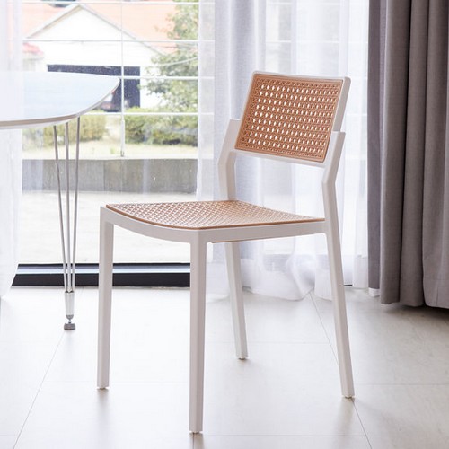 발리 라탄 식탁 의자