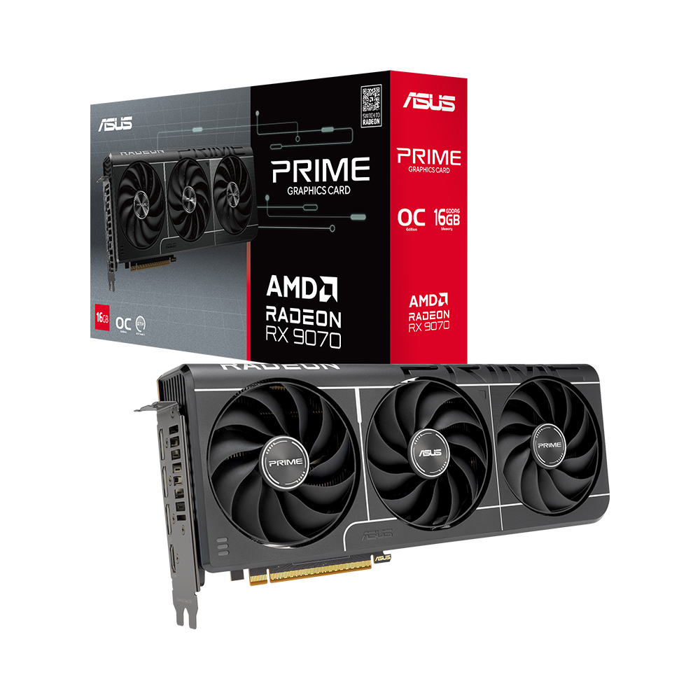 <b>ASUS</b> PRIME 라데온 RX 9070 EVO OC D6 16GB 대원씨티에스