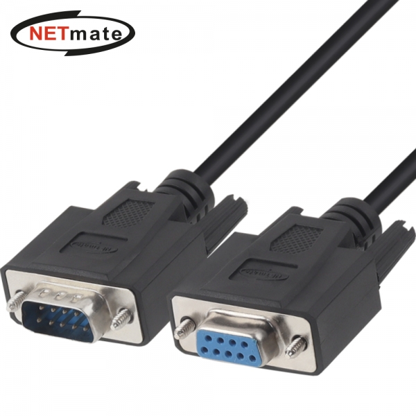 강원전자 NETmate RS232 시리얼 9핀 연장 케이블 (NMC-SMF50B, 5m)_이미지