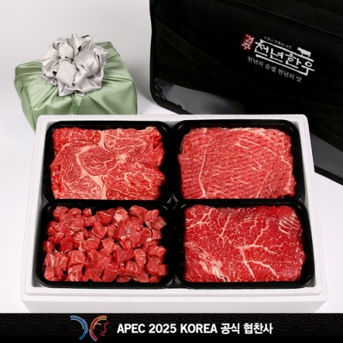 경주축협 경주천년한우 한우 혼합세트 2호 1등급 1.6kg [1개]