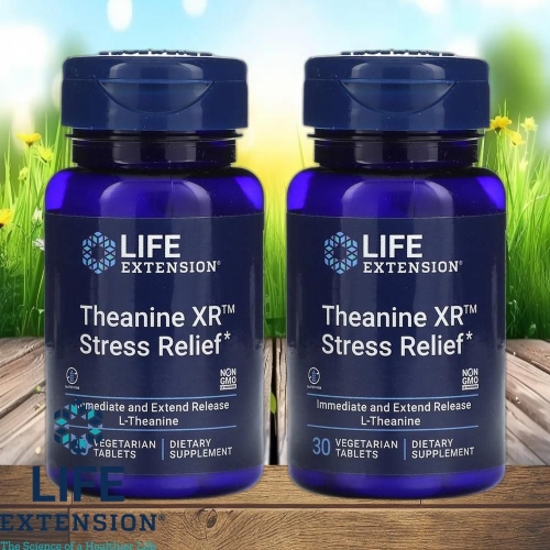 라이프익스텐션 테아닌 XR 스트레스 릴리프 30캡슐 (2개)