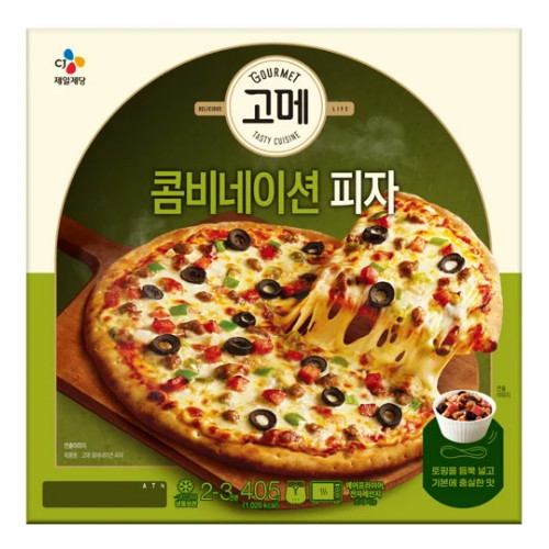 CJ제일제당 고메 클래식 콤비네이션 피자 405g (4개)_이미지