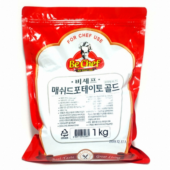 동원홈푸드 비셰프 매쉬드 포테이토 골드 1kg (1팩)_이미지