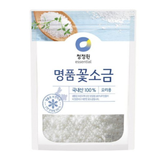 명품 꽃소금 400g