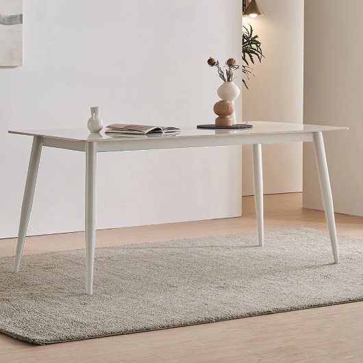 파로마 이즈 엔젤라 세라믹 사각 식탁 1600 (의자별도)