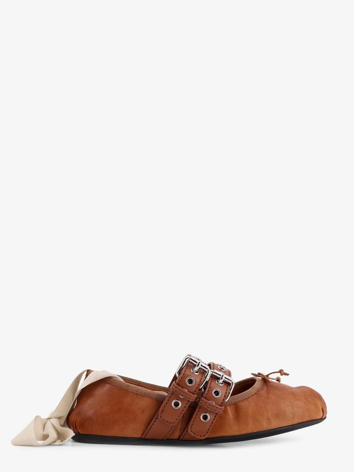 미우미우 Leather ballerinas 5F466AFG005 20JP9_이미지