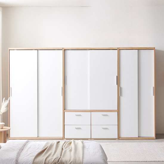 이즈 아밀리 서랍 슬라이딩 옷장세트 3200
