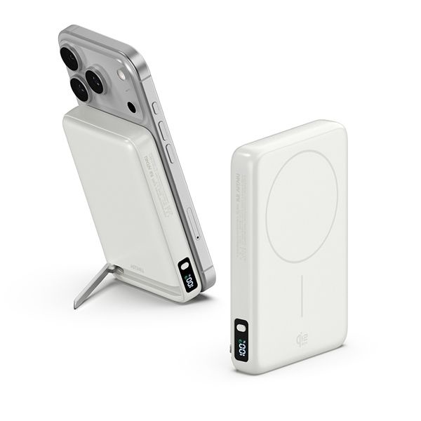 아트뮤 PD Qi2 25W 맥세이프 초고속 무선 보조배터리 QB610 10000mAh (화이트)_이미지