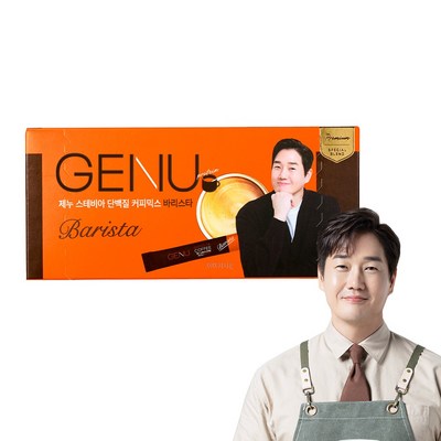 이노바인코리아 제누 스테비아 단백질 커피믹스 바리스타 20개입 (3개)
