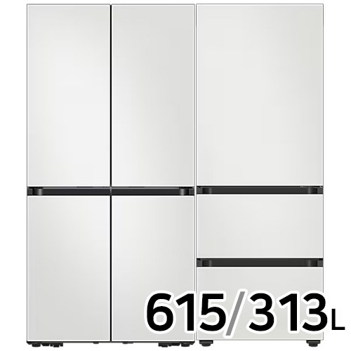 삼성전자 비스포크 키친핏 코타 RF60DB9KF1AP + <b>RQ33DB74C1AP</b> (화이트)