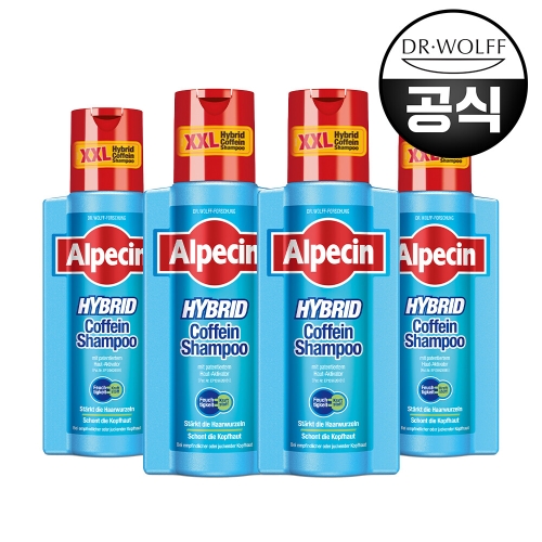 알페신 카페인 샴푸 하이브리드 375ml (4개)_이미지