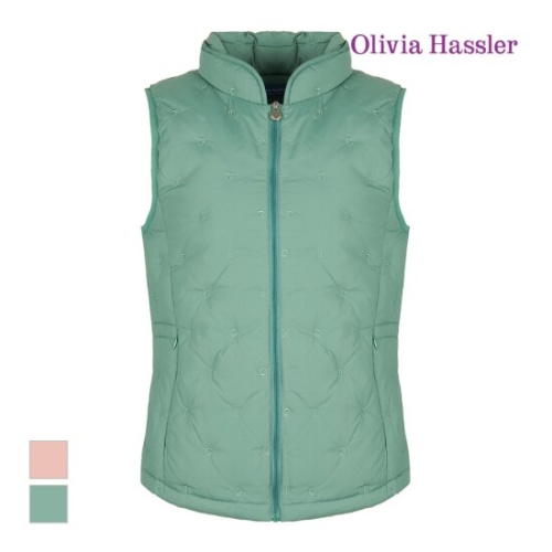 패션그룹형지 올리비아하슬러 퀼팅 집업 베스트_OHCSVT101_이미지