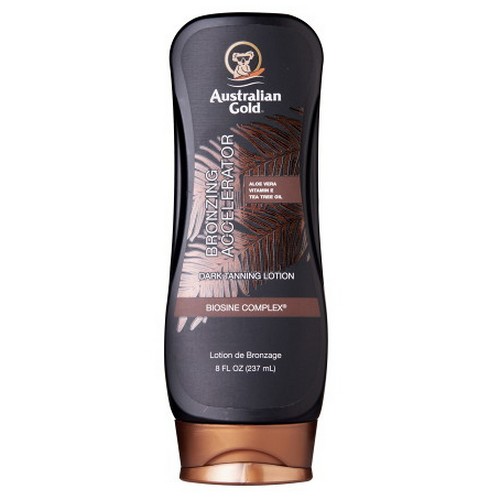 오스트레일리안 골드 엑셀러레이터 다크 태닝로션 브론저 237ml (1개)
