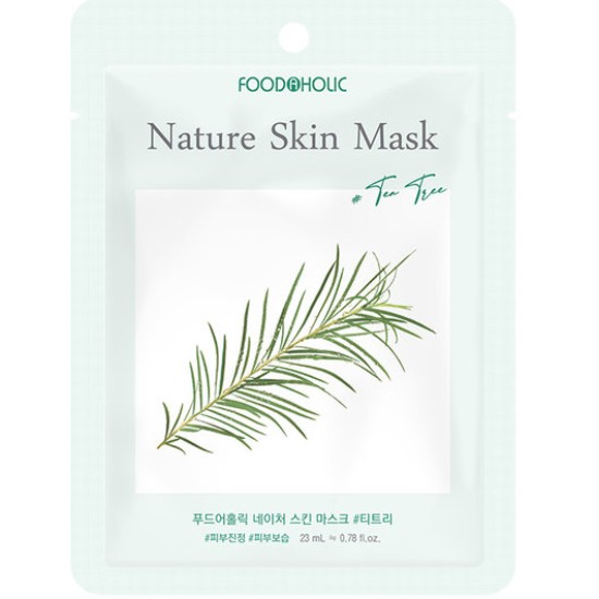 푸드어홀릭 네이처스킨 티트리 마스크