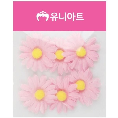 에이치플러스몰 유니아트 조화꽃 1500 뿅국화 분홍WD61293_이미지