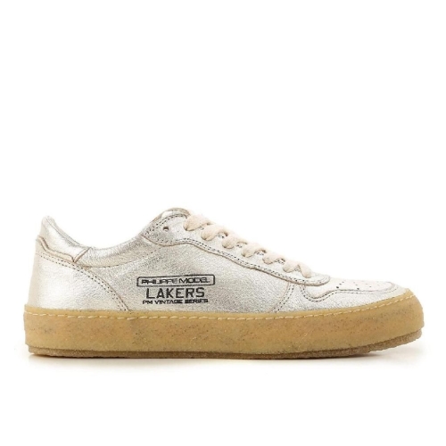 필립모델 Lakers Vintage silver tone 레더 스니커즈 LVLDMM02_이미지