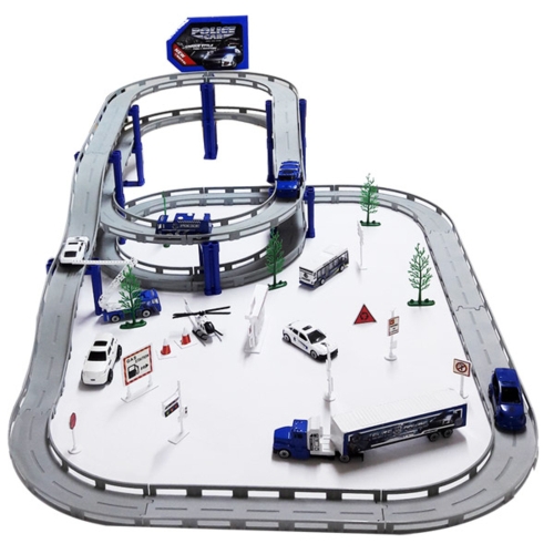 맘스아이 이앤오 다이캐스트 초대형 경찰차세트  혼합 색상  56 x 79 x 16 cm