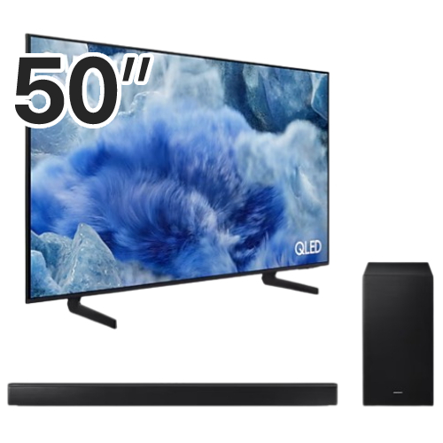 삼성전자 QLED KQ50QF8AAFXKR (스탠드+사운드바, HW-B650D)_이미지