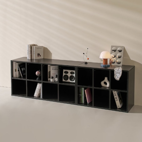 제이크 미드센츄리 거실 낮은 책장 800