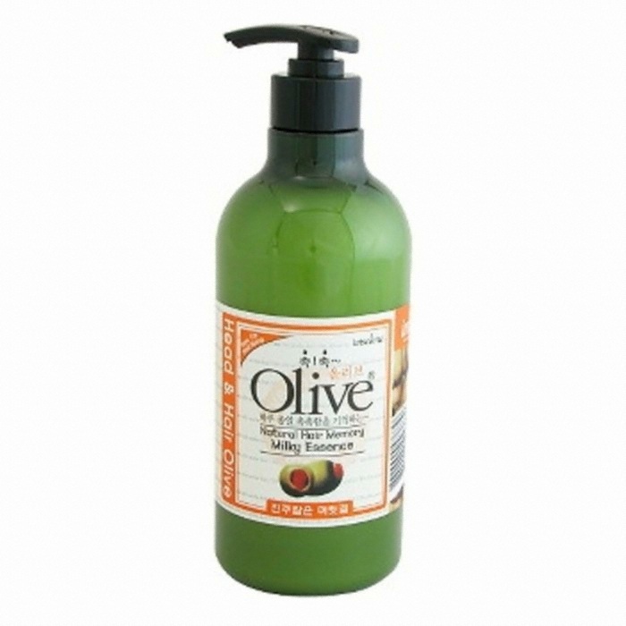 미라화장품 아임세레느 올리브 내추럴 헤어 메모리 밀키 에센스 500ml (2개)