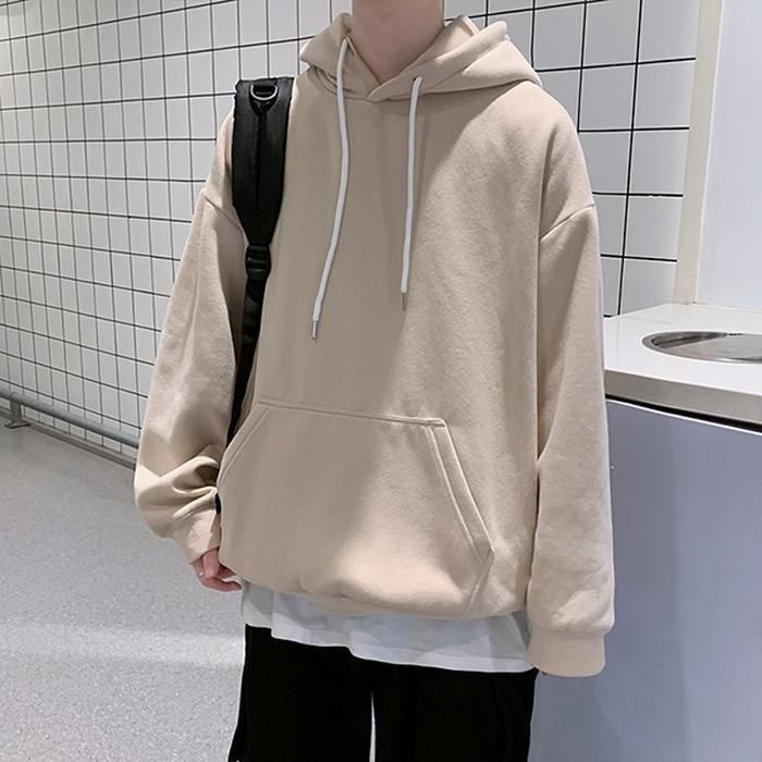 더블디 남성 4컬러 캐주얼 트렌디 오버핏 후드티 IS-TS06 9839374A_이미지