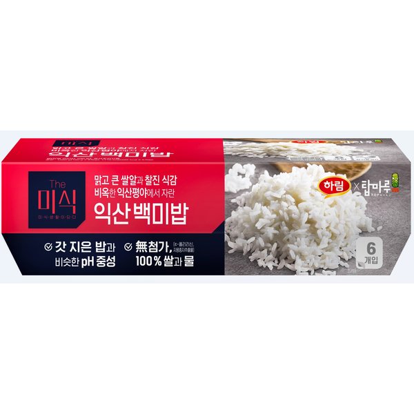 하림 더미식 익산 백미밥 180g (6개)_이미지