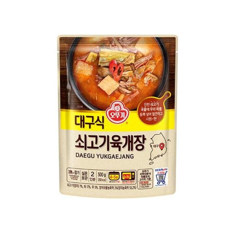 오뚜기 대구식 쇠고기 육개장 500g[5개]