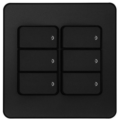 제일전기공업 디아트플러스 6구 1로 스위치 메탈블랙 2개