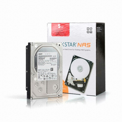 HGST DeskStar NAS 패키지 7200/128M HDN726050ALE610 (5TB)_이미지