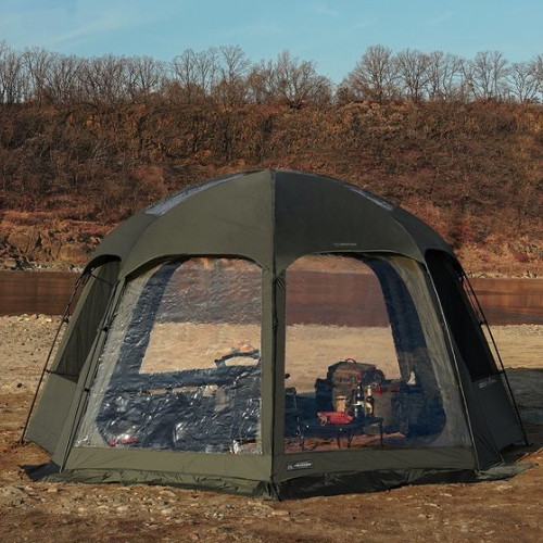 비바돔 투명 더블 윈도우 올리브카키