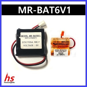 미쓰비시 MR-BAT6V1 MR-J4 2CR17335A WK17 배터리