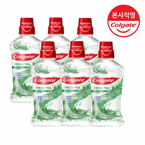 콜게이트 마우스워시 후레쉬티 750ml (6개)