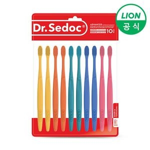 라이온코리아 닥터세닥 컬러팝 어드밴스 초미세모 칫솔 (10개)_이미지