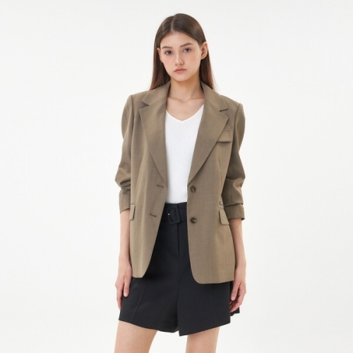 린컴퍼니 케네스레이디 비죠 단추 자켓 ENJKPE62