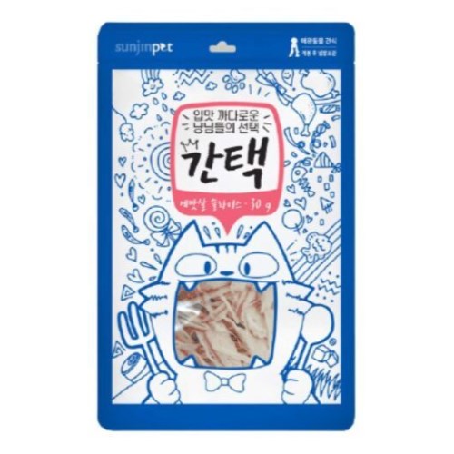 선진펫 간택 게맛살 슬라이스 30g (1개)_이미지