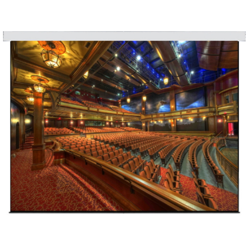 플랏플로우 대형 전동노출형 스크린 F-OS 시리즈